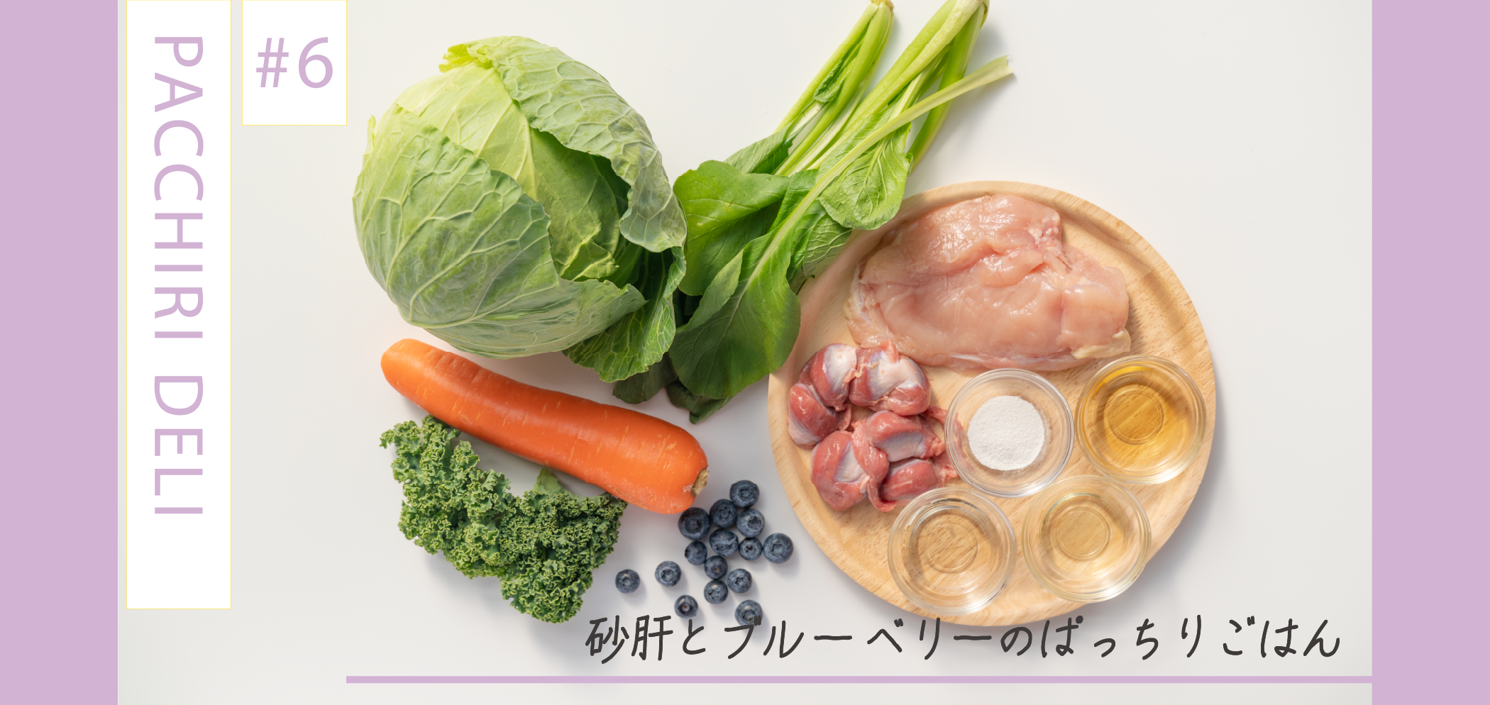 【紹介】MY-DOG DELI#6 砂肝とブルーベリーのぱっちりごはん