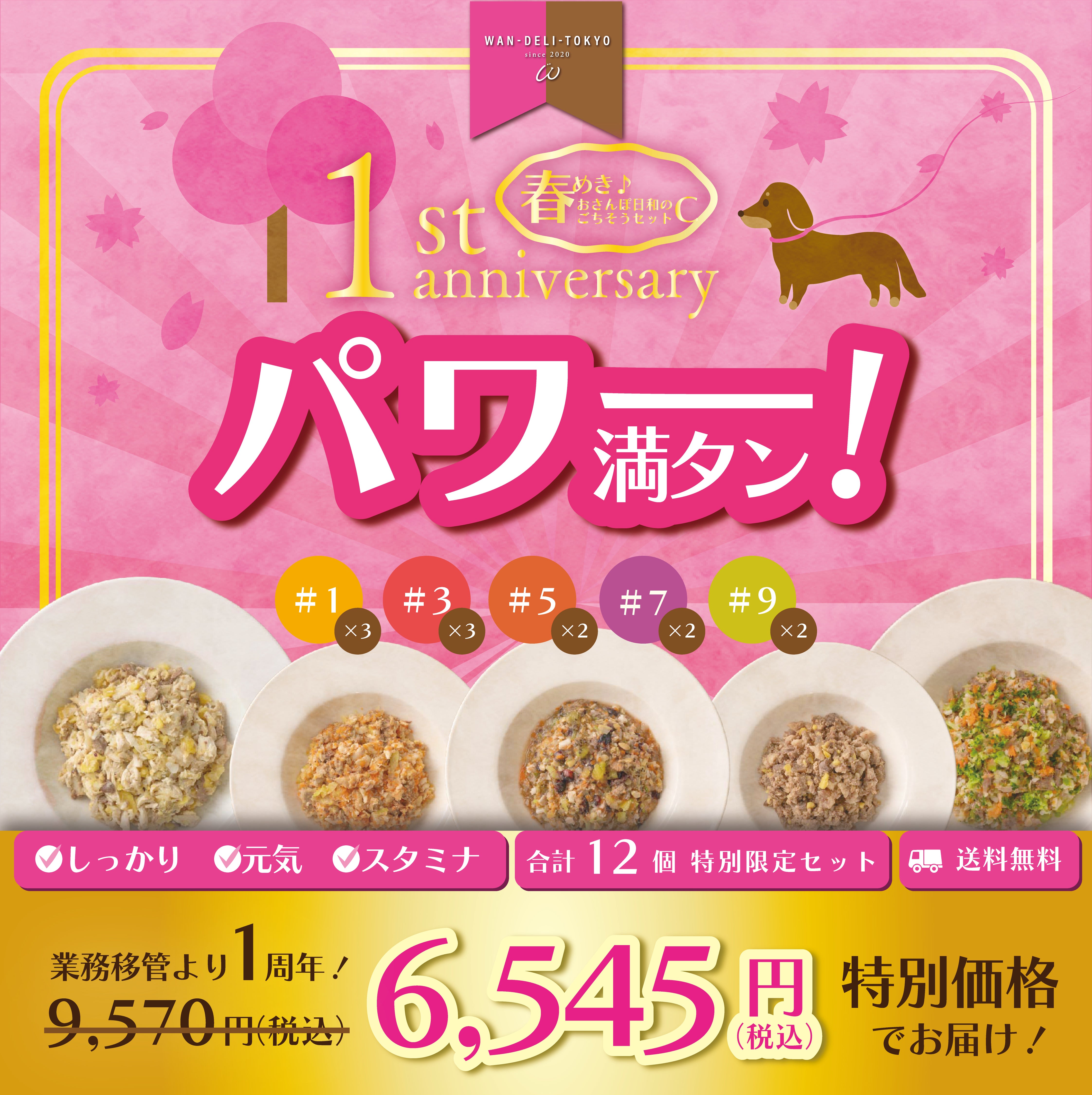 【1th Anniversary！】春めき♪おさんぽ日和のごちそうセットC（送料無料）