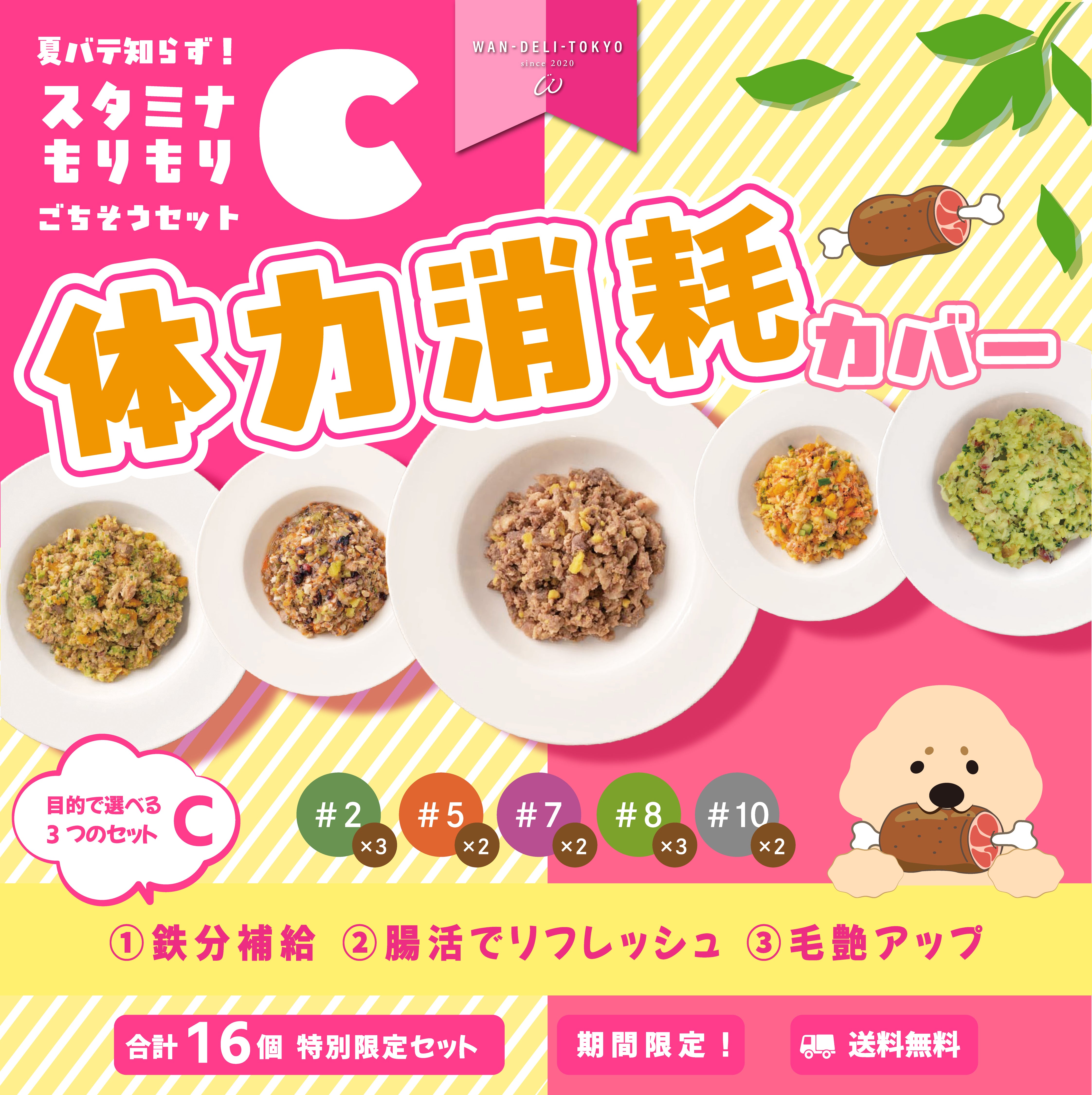 【夏期限定】夏バテ知らず！スタミナもりもりごちそうセットC（送料無料）