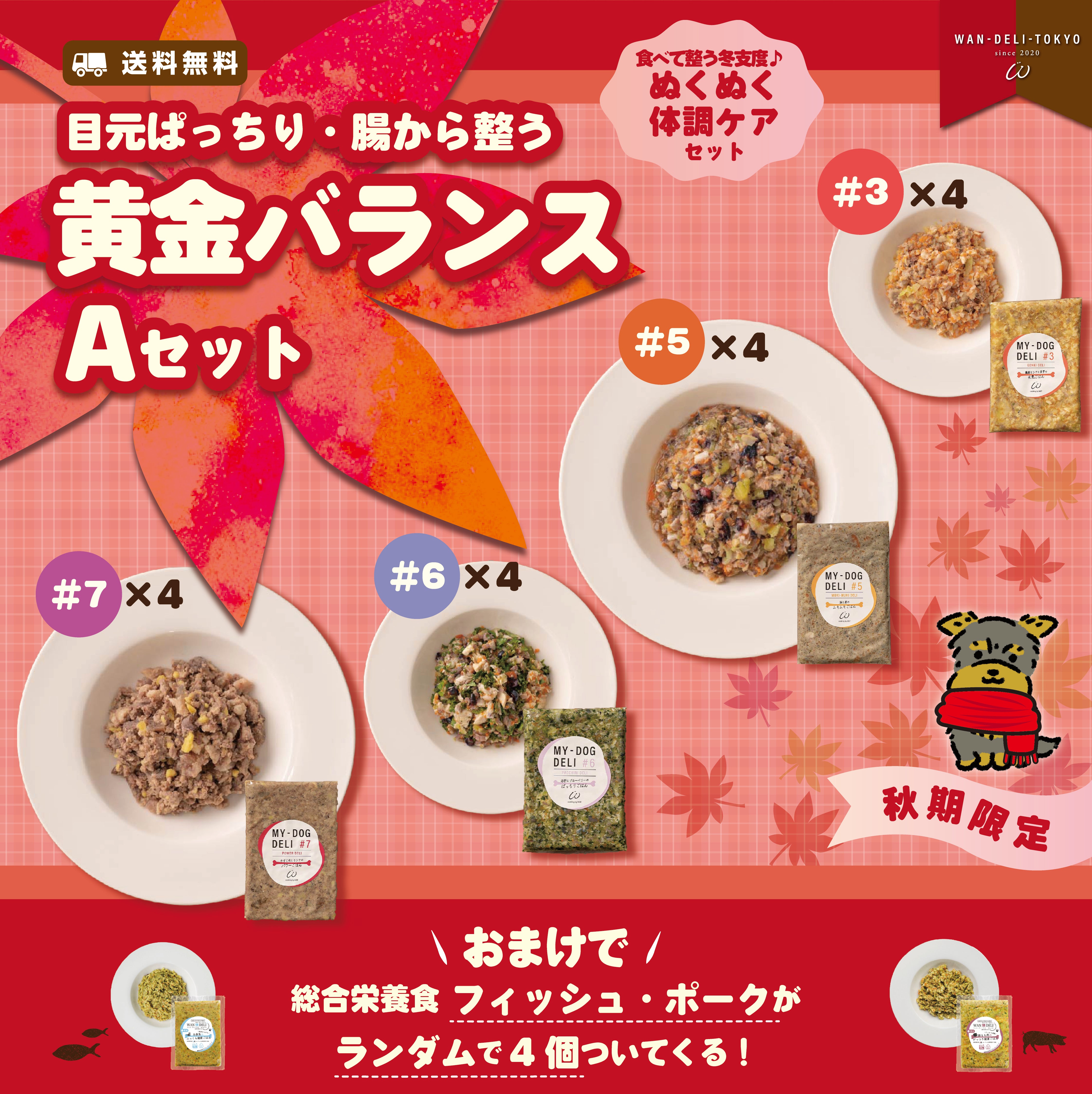 【秋期限定】食べて整える冬支度♪ぬくぬく体調ケアセットA（送料無料）