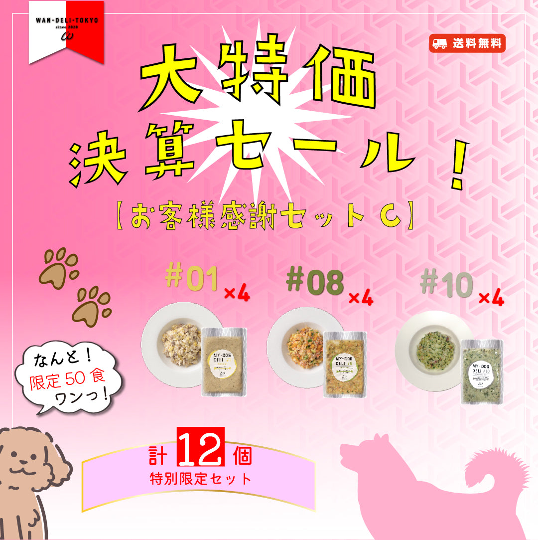 【限定50食！】大特価！決算セール！お客様感謝セットC（送料無料）